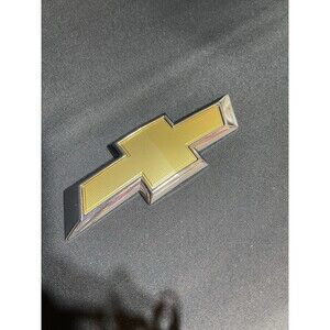 Chevrolet Car Decal Plastic Emblems Gold & Silver